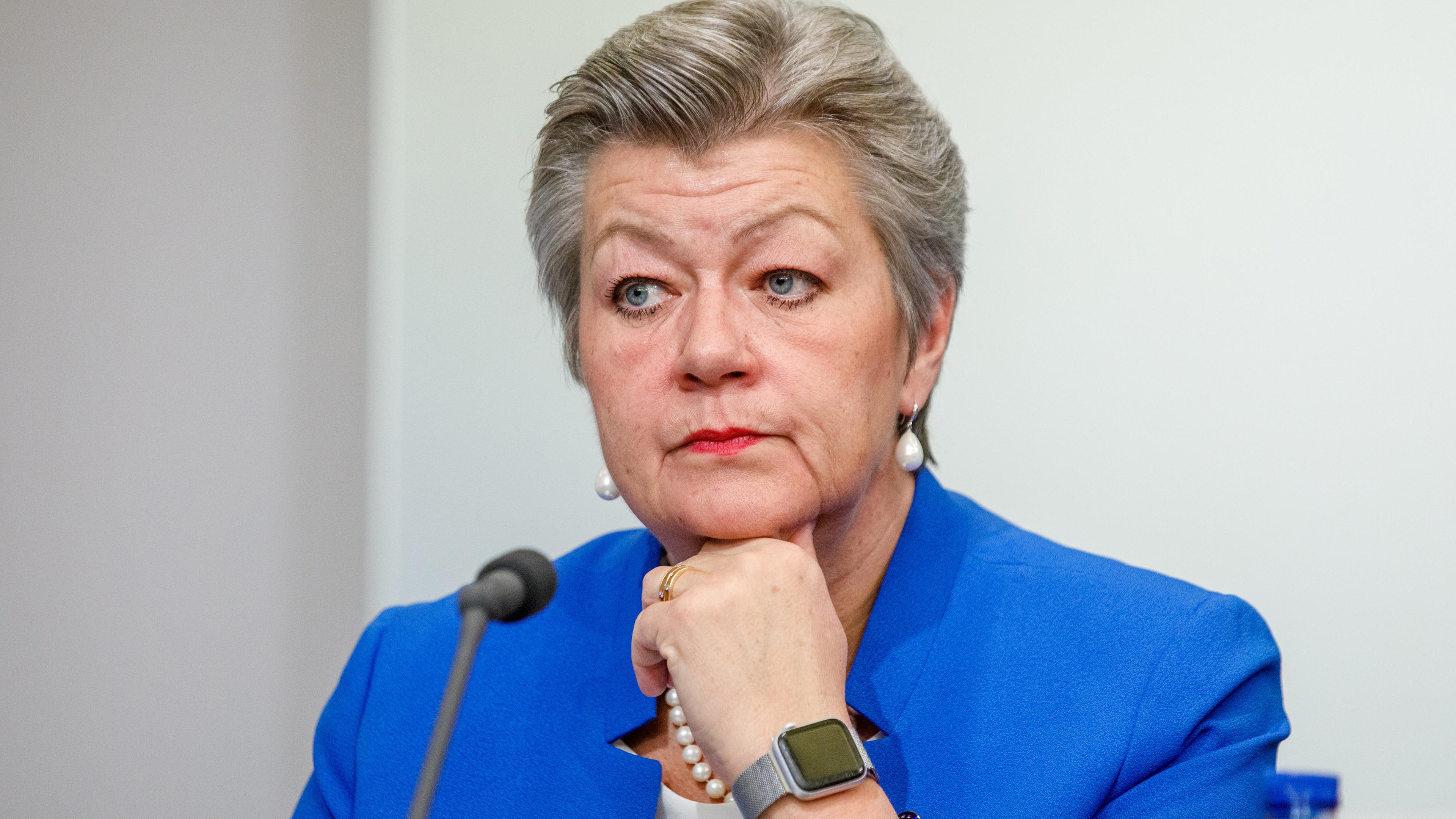 Pressekonferenz von Europol in Brüssel