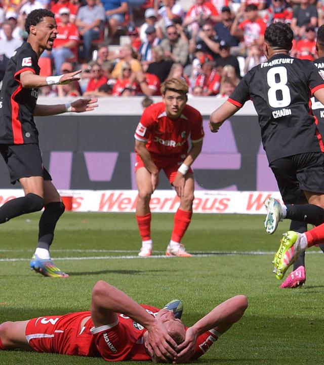 Torjubel Eintracht Frankfurt.