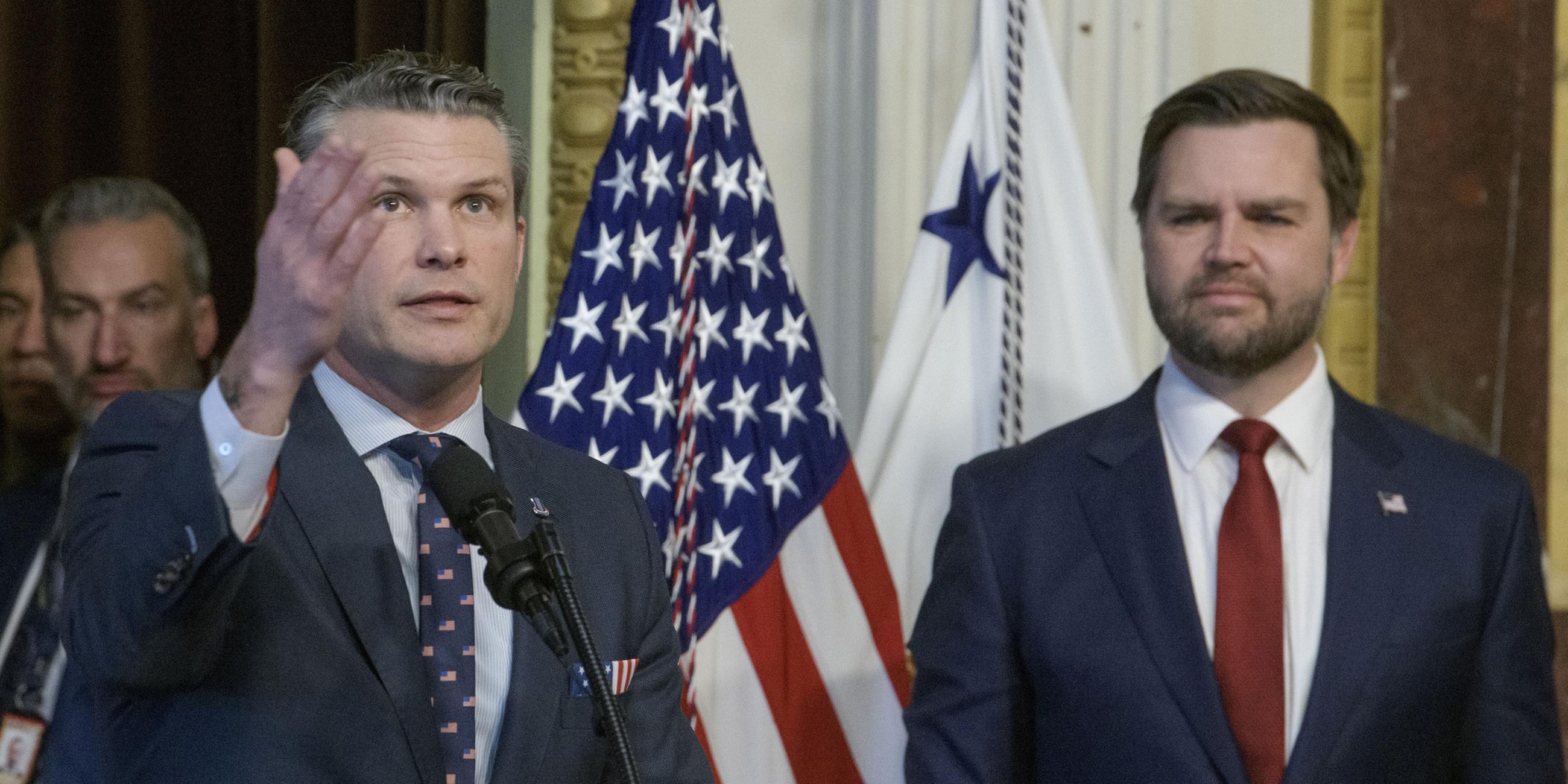 Pete Hegseth und JD Vance