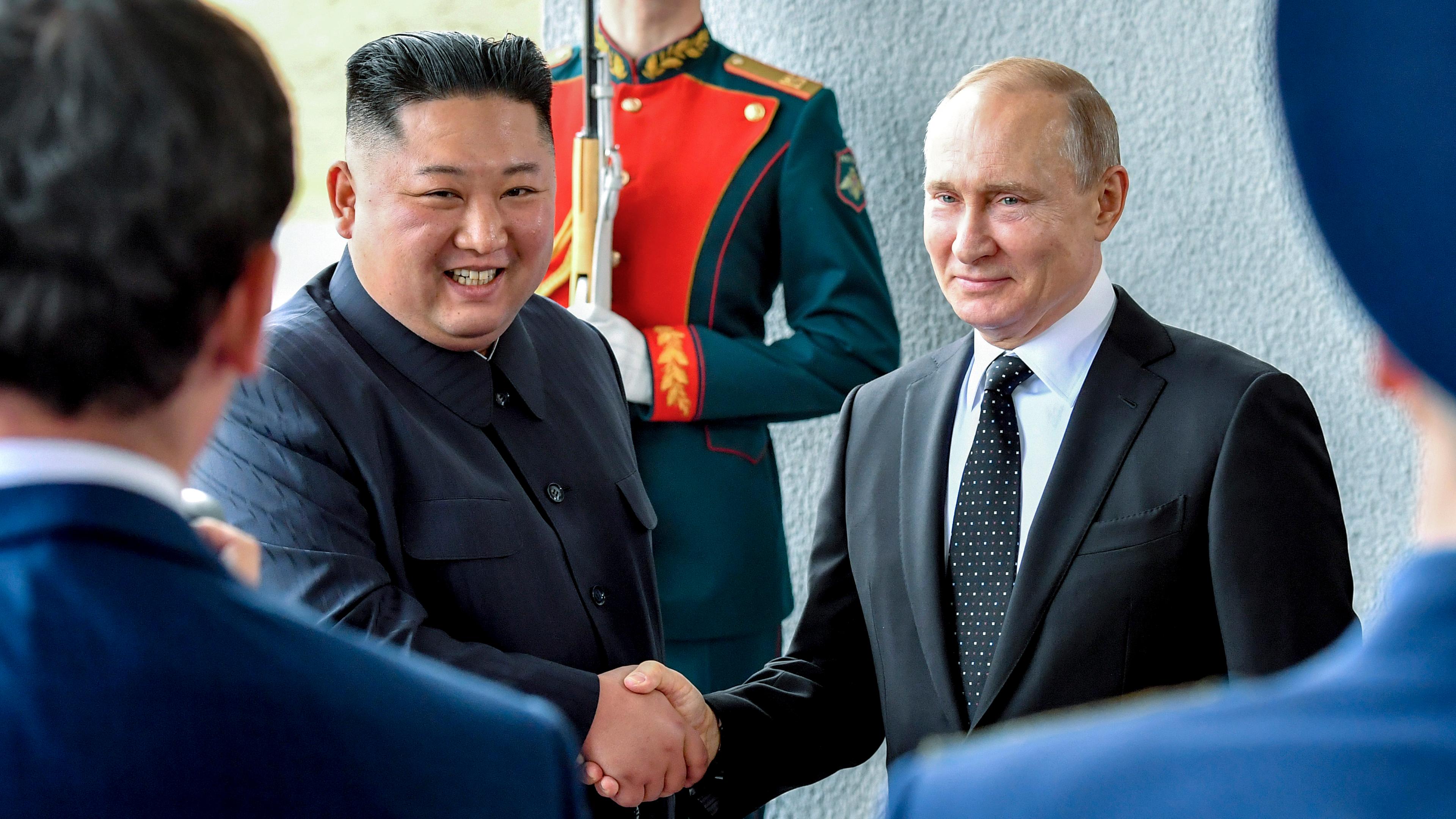 Kim Jong Un und Wladimir Putin