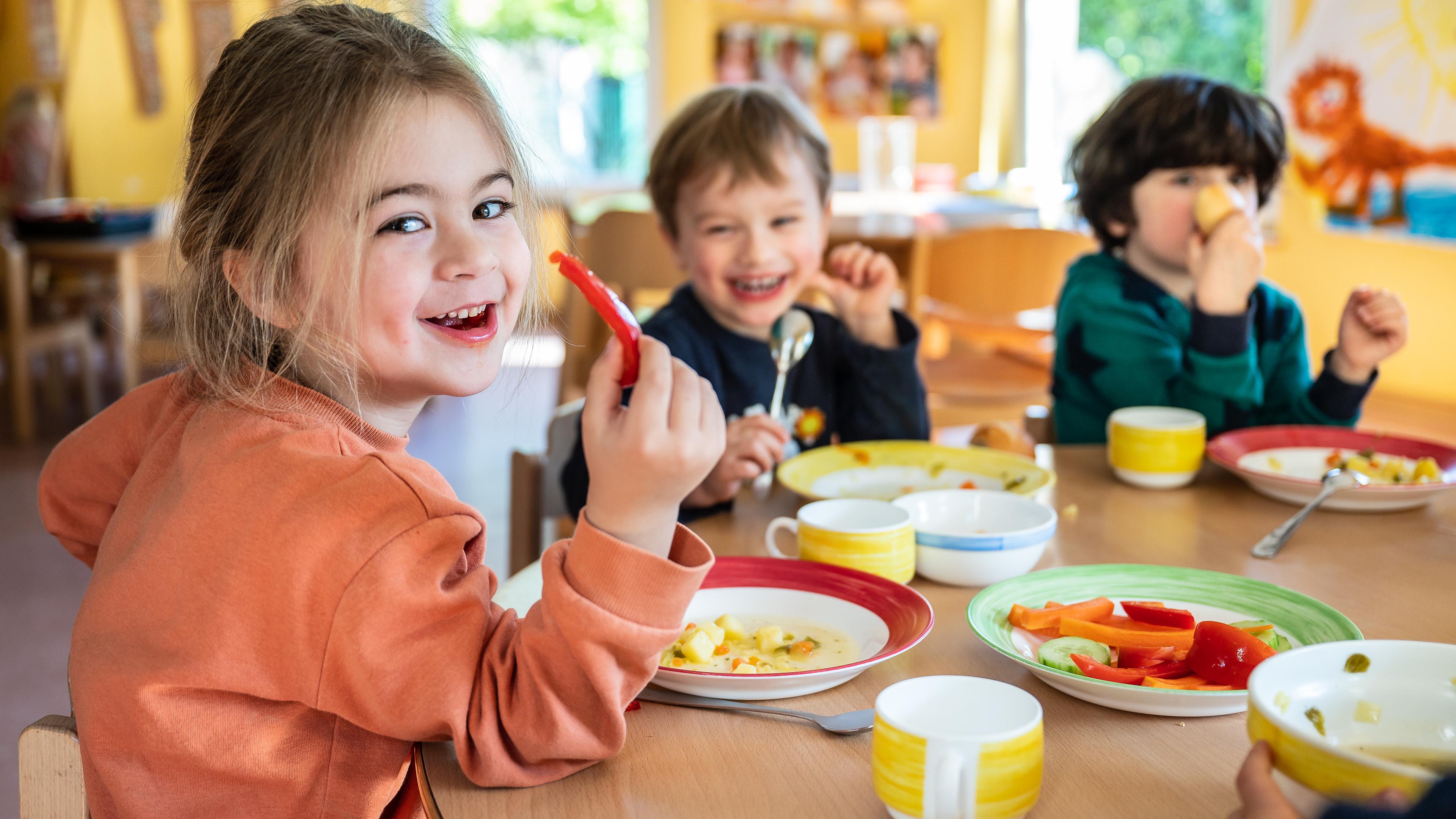 Mittagessen in der Kita 