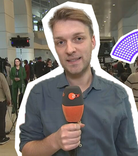 Reporter Johannes im Bundestag