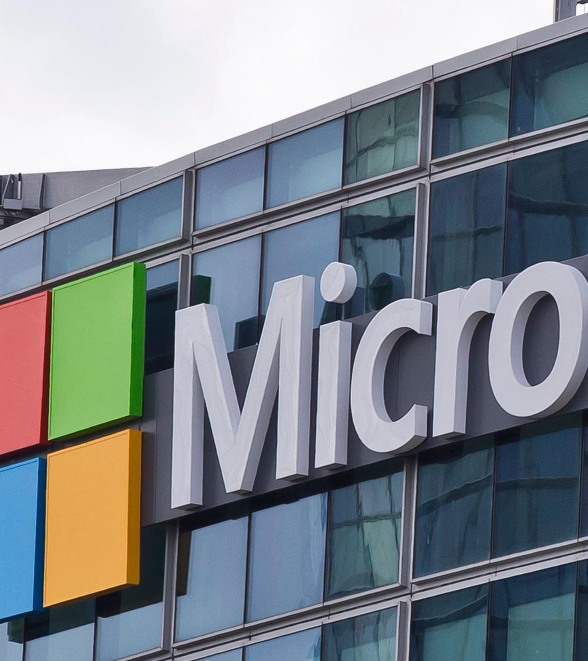 Das Logo von Microsoft. Archivbild